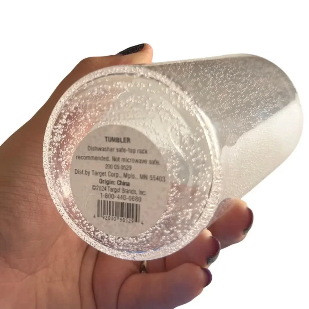 Target Clear Bubble Tumbler 4pcs Set NEW